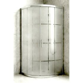 Durul Oval Kumlama Karomat Desen 5mm Yükseklik 190 cm 90x90 cm Duşakabin