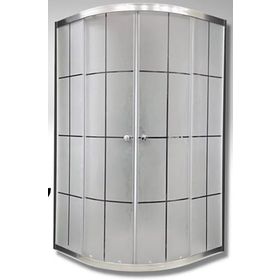 Durul Oval Kumlama Karomat Desen 5mm Yükseklik 190 cm 90x90 cm Duşakabin