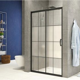 Duşakabincim 124 cm Altın Sarı Duş Üstü Tek Kapılı Sürgülü Duşakabin