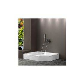 Duşakabincim 80x90 cm Asimetrik Sol Oval Duş Teknesi