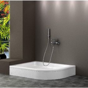 Duşakabincim 90x100 cm Asimetrik Sol Oval Duş Teknesi