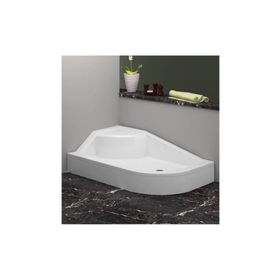 Duşakabincim 90x100 cm Asimetrik Sol Oval Duş Teknesi