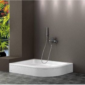 Duşakabincim 90x100 cm Asimetrik Sol Oval Duş Teknesi