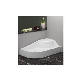 Duşakabincim 90x130 cm Asimetrik Sağ Oval Oturmalı Duş Teknesi
