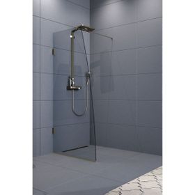 Duşakabincim 91 cm Bronz Profil Menteşeli Yan Panel Duşakabin