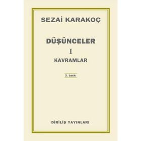 Düşünceler-1 Kavramlar - Sezai Karakoç