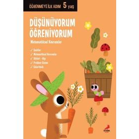 Düşünüyorum Öğreniyorum-5 Yaş Öğrenmeye İlk Adım-Erdem Yayınları