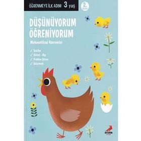 Düşünüyorum, Öğreniyorum-Öğrenmeye İlk Adım 3 Yaş - Erdem Yayınları
