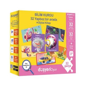 Düşyeri Oyun Stem+A Sarı 32 Yapboz Bir Arada