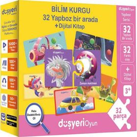 Düşyeri Oyun Stem+A Sarı 32 Yapboz Bir Arada