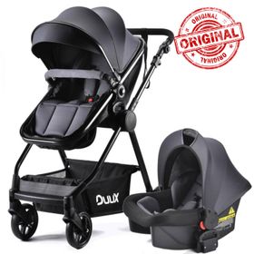 Duux Apex Siyah Antrasit Travel Sistem Bebek Arabası
