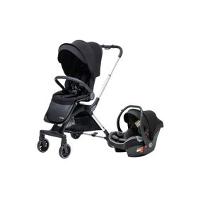 Duux Pro Black 360 Derece Dönebilen Çift Yönlü Travel Sistem Bebek Arabası
