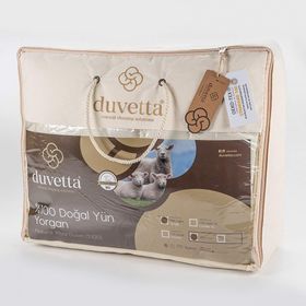 Duvetta % 100 Doğal Tek Kişilik Yün Yorgan