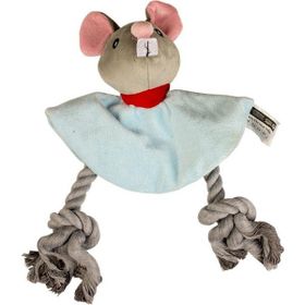 Duvo+ 18 Cm Plush Mouse Köpek Diş İpi