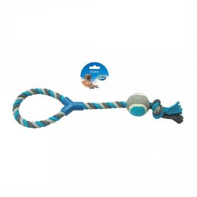 Duvo+ Düğümlü Tenis Toplu 48 cm Köpek Diş İpi