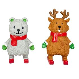 Duvo+ Latex Yılbaşı Figürleri 16-19 cm Köpek Oyuncağı