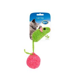Duvo+ Mouse And Ball Nylon Kedi Oyuncağı
