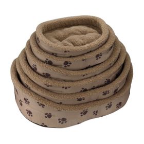 Duvo+ No:1 Kahve Oval Kedi Köpek Yatağı