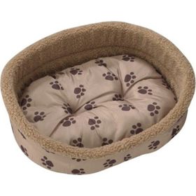 Duvo+ No:1 Kahve Oval Kedi Köpek Yatağı
