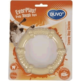 Duvo+ Yummy 12.5 cm Ring Chicken Köpek Çiğneme Oyuncağı