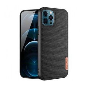 DUX DUCIS Fino Serisi Iphone 12 Pro Max Kılıf Premium Dokuma Silikon Kılıf