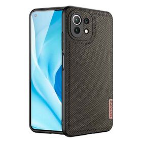 DUX DUCIS Fino Serisi Xiaomi Mi 11 Kılıf Premium Dokuma Silikon Kılıf