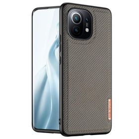 DUX DUCIS Fino Serisi Xiaomi Mi 11 Kılıf Premium Dokuma Silikon Kılıf