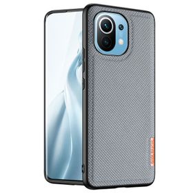 DUX DUCIS Fino Serisi Xiaomi Mi 11 Kılıf Premium Dokuma Silikon Kılıf