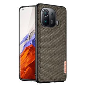 DUX DUCIS Fino Serisi Xiaomi Mi 11 Kılıf Premium Dokuma Silikon Kılıf