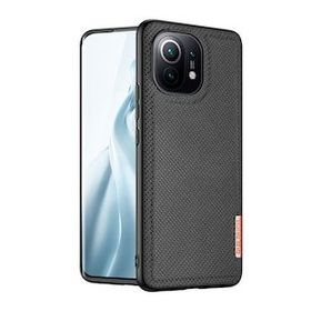 DUX DUCIS Fino Serisi Xiaomi Mi 11 Kılıf Premium Dokuma Silikon Kılıf