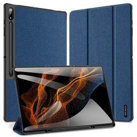 DUX DUCİS Samsung Galaxy Tab A8 2021 10.5 X200-X205 Kalem Bölmeli Standlı Domo Series Siyah Kılıf