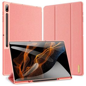 DUX DUCİS Samsung Galaxy Tab A8 2021 10.5 X200-X205 Kalem Bölmeli Standlı Domo Series Siyah Kılıf