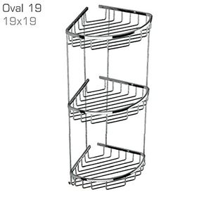 Duxxa 19x19 cm 3'lü Oval Süngerlık