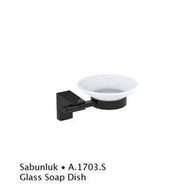 Duxxa A.1703.S Mat Siyah Deppot F-1 Sabunluk