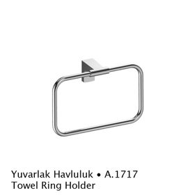 Duxxa A.1717 Krom Deppot F-1 Yuvarlak Havluluk