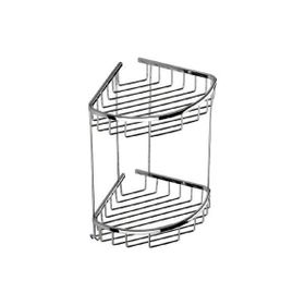 Duxxa A.502 19x19 cm Deppot Oval İkili Köşe Şampuanlık