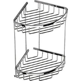 Duxxa A.502 19x19 cm Deppot Oval İkili Köşe Şampuanlık