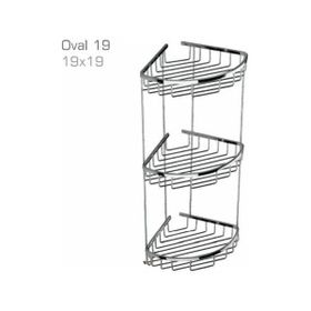 Duxxa A.503 19x19 cm 3'lü Deppot Oval Köşelik