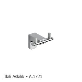 Duxxa A1721 F1 Krom İkili Askılık