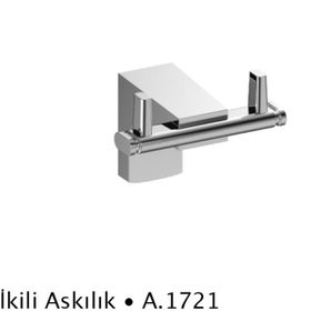 Duxxa A1721 F1 Krom İkili Askılık