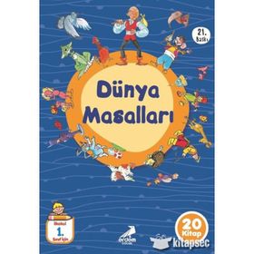 Düz Yazılı Dünya Masalları (20 Kitap Takım) - Kollektif