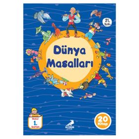 Düz Yazılı Dünya Masalları (20 Kitap Takım) - Kollektif