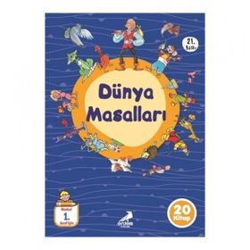 Düz Yazılı Dünya Masalları (20 Kitap Takım) - Kollektif