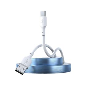 Dvip L22 Beyaz 1 mt 6A 100 W USBA to Type-C Hızlı Şarj ve Data Kablosu