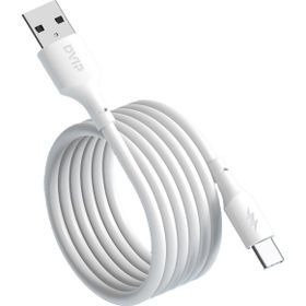 Dvip L24 Beyaz 6A 100W USBA to Type-C 1 mt Hızlı Şarj ve Data Kablosu