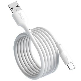 Dvip L24 Beyaz 6A 100W USBA to Type-C 1 mt Hızlı Şarj ve Data Kablosu