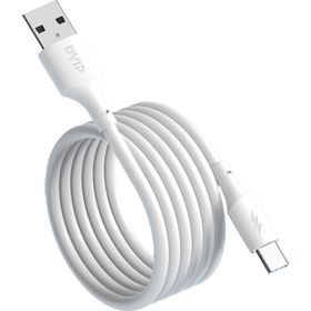 Dvip L24 Beyaz 6A 100W USBA to Type-C 1 mt Hızlı Şarj ve Data Kablosu