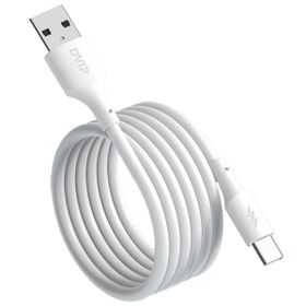 Dvip L24 Beyaz 6A 100W USBA to Type-C 1 mt Hızlı Şarj ve Data Kablosu