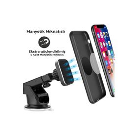 Dvip LJ-005 Araba İçi Manyetik Mıknatıslı Cep Telefon Tutucu