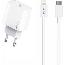 Dvip N25 PD20W Quick Charger Type-C To Lightning Kablolu Şarj Set